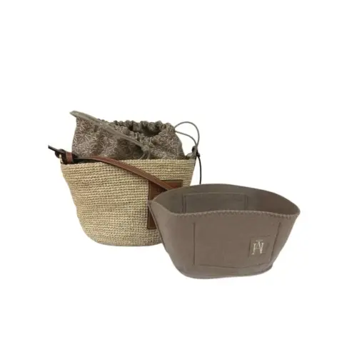 Liner for Loewe Pochette Raffia