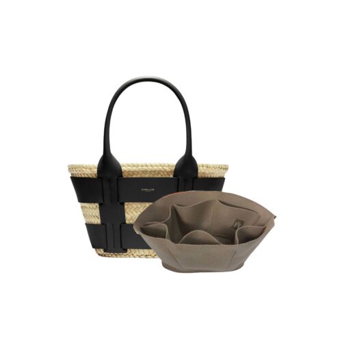 bag organizer for the demellier mini santorini basket bag